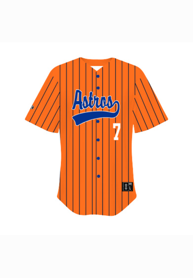 Youth sublimated full-button baseball jersey Thumbnail