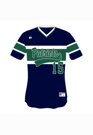 Sublimated V-Neck Performance Mesh Baseball Jersey Thumbnail