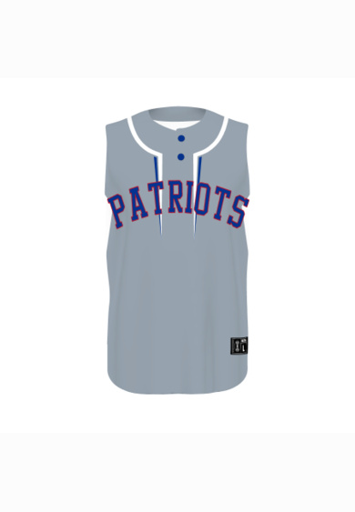 SUBLIMATED SLEEVELESS BASEBALL JERSEY Thumbnail