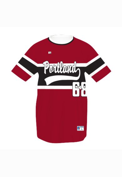 Youth Sublimated Crew Neck Performance Mesh Baseball Jersey Thumbnail