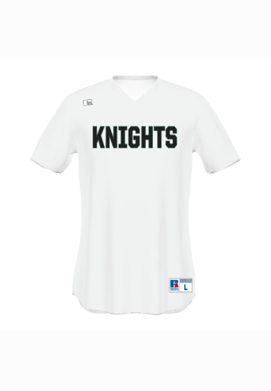 Youth Sublimated V-Neck Performance Mesh Baseball Jersey Thumbnail