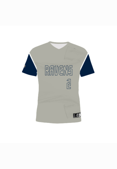 Youth Sublimated V-Neck Baseball Jersey Thumbnail