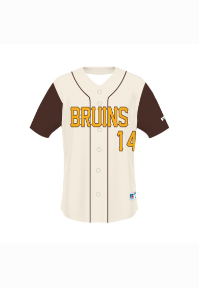 Sublimated Full-Button Baseball Jersey Thumbnail
