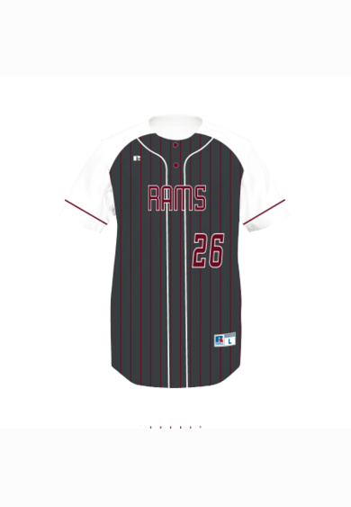 Sublimated Two-Button Baseball Jersey Thumbnail