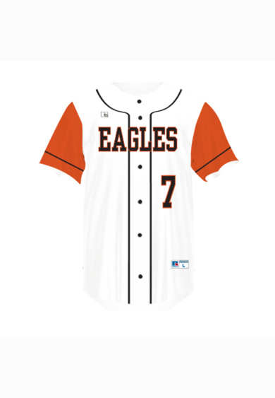 Youth Sublimated Faux Full-Button Baseball Jersey Thumbnail