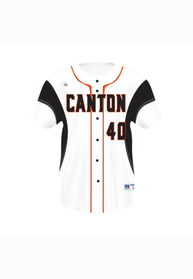 Sublimated Faux Full-Button Baseball Jersey Thumbnail