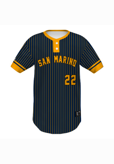 Youth Sublimated Lightweight Two-Button Baseball Jersey Thumbnail