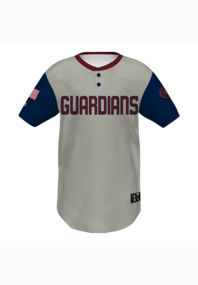Sublimated Lightweight Two-Button Baseball Jersey Thumbnail