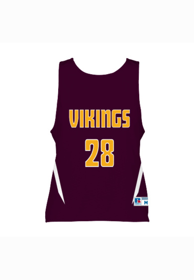 Girls Sublimated Reversible Lacrosse Pinnie Thumbnail
