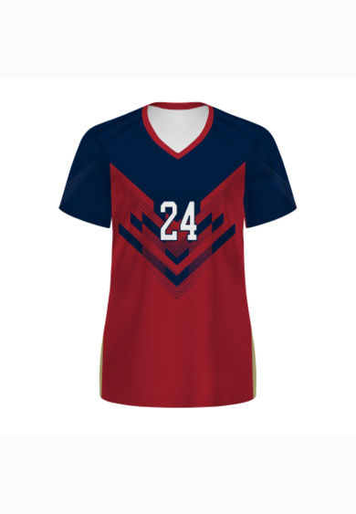 Ladies Sublimated V-Neck Soccer Jersey Thumbnail