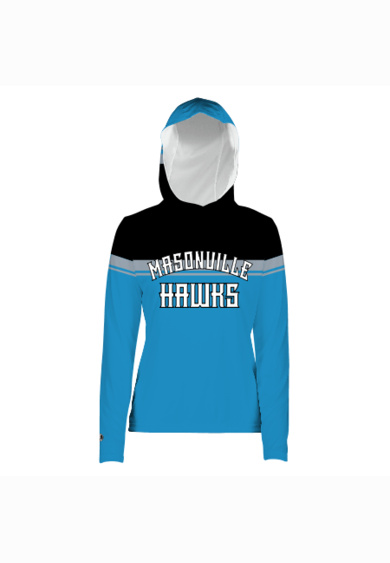 Ladies Sublimated Long Sleeve Hoodie Thumbnail