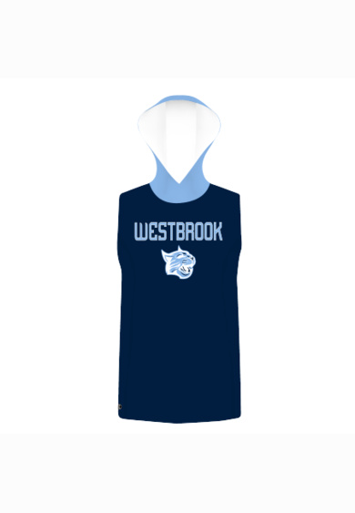 Youth Sublimated Sleeveless Hoodie Thumbnail