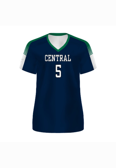 Ladies Sublimated Short Sleeve Volleyball Jersey Thumbnail