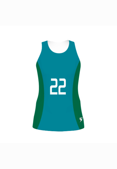 Girls Sublimated Sleeveless Volleyball Jersey Thumbnail