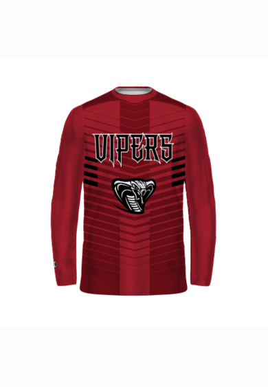 Youth Sublimated Long Sleeve Training Tee Thumbnail