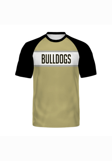 Semi-Sublimated Raglan Tee-Black Thumbnail