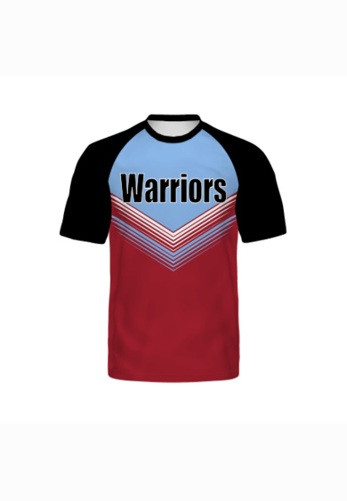 Youth Semi-Sublimated Raglan Tee-Black Thumbnail