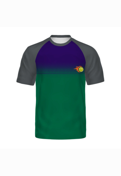 Semi-Sublimated Raglan Tee-Graphite Thumbnail