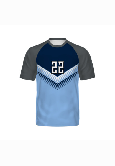 Youth Semi-Sublimated Raglan Tee-Graphite Thumbnail