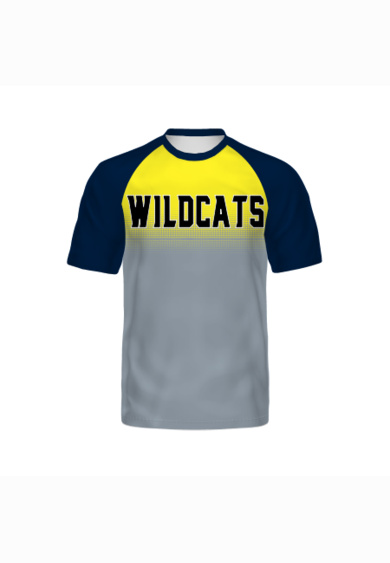 Youth Semi-Sublimated Raglan Tee-Navy Thumbnail