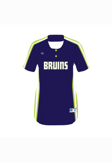 Ladies Sublimated Two-Button Softball Jersey Thumbnail