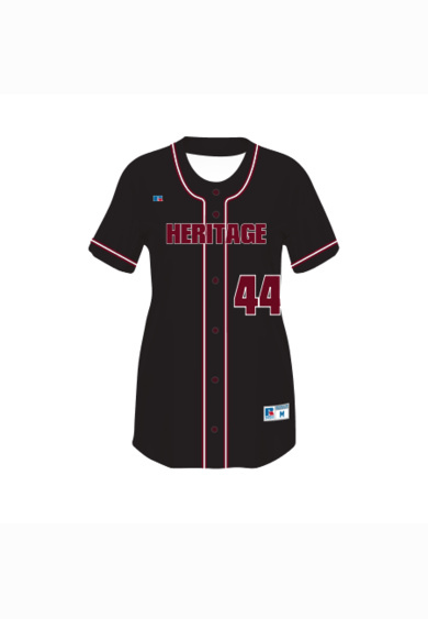 Ladies Sublimated Faux Full-Button Softball Jersey Thumbnail