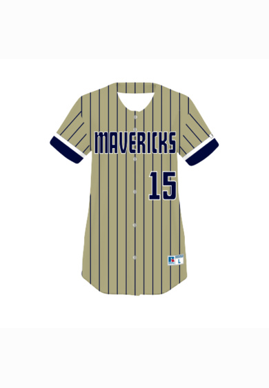 Girls sublimated full-button softball jersey Thumbnail