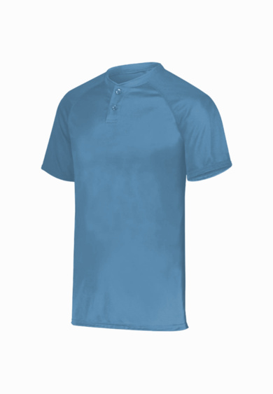 Youth Attain Wicking Two-Button Baseball Jersey Thumbnail