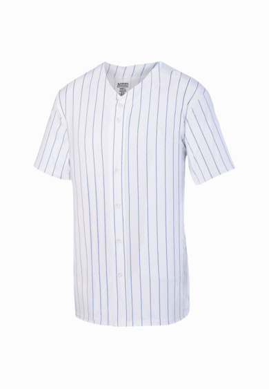 Pinstripe Full-Button Jersey Thumbnail