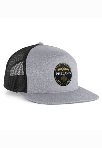 Heather 6-Panel Arch Trucker Snapback Cap Thumbnail