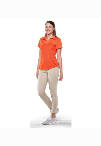 Ladies Shadow Tonal Heather Polo Thumbnail