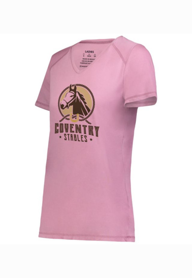 Ladies Super Soft-Spun Poly Tee Thumbnail