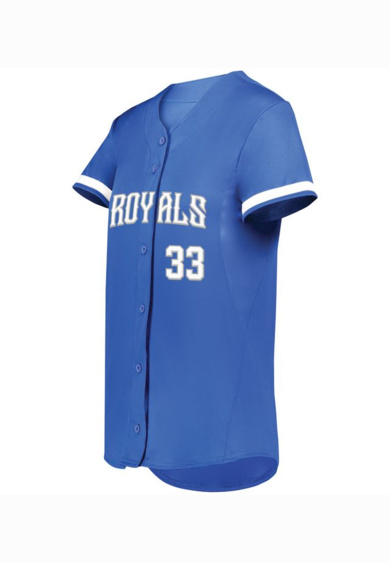 Ladies Cutter+ Full Button Softball Jersey Thumbnail