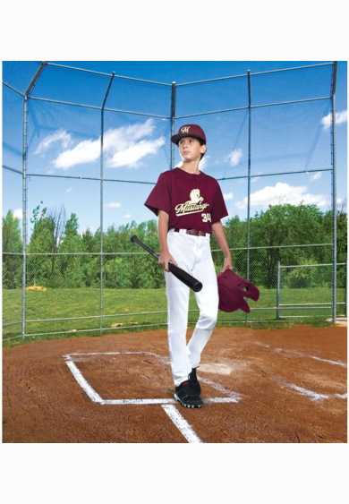 Youth Performance Two-Button Solid Jersey Thumbnail