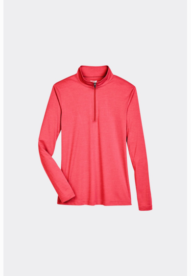 Ladies Zone Sonic Heather Performance Quarter-Zip Pullover Thumbnail