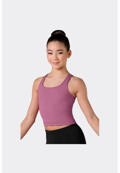 Girls Wide Racerback Crop Top Thumbnail