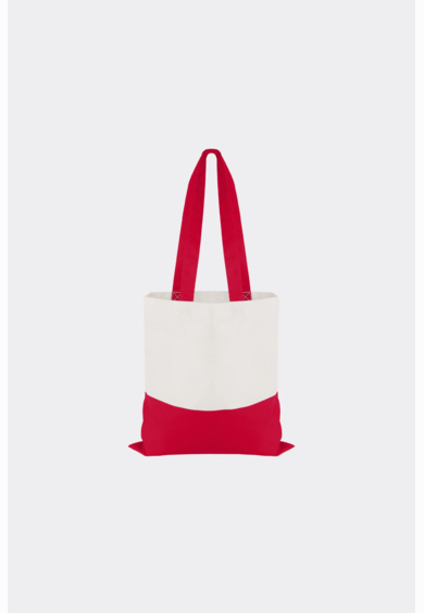 Cotton Colored Accent Flat Tote Thumbnail