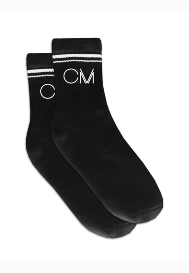  CM DANCING Black SLX Half-Crew Cotton Socks Thumbnail
