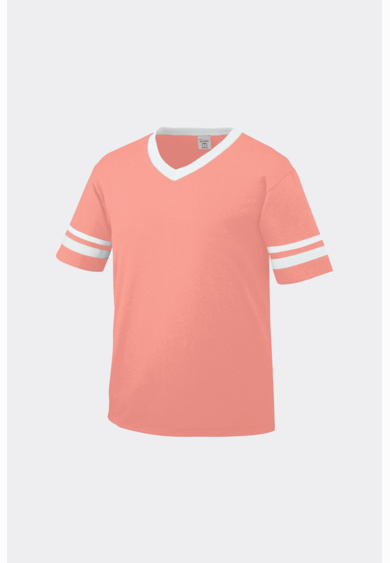 Unisex Sleeve Stripe V-Neck T-Shirt Thumbnail