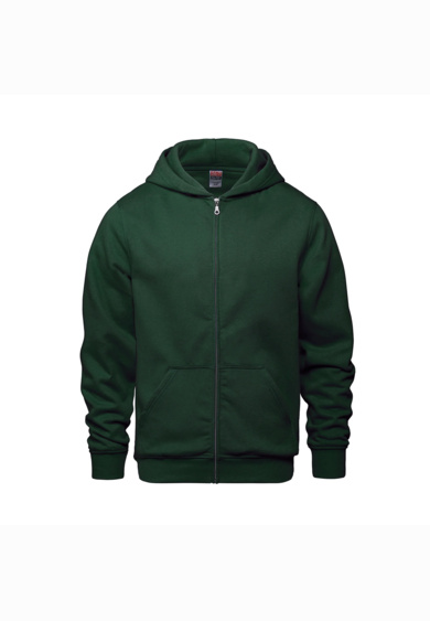 Youth Midweight Fleece Zip Hoodie Thumbnail