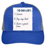 Adult Unisex Zone Sonic Heather Trucker Cap Thumbnail