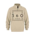 Youth Unisex 1/4 Zip Sweatshirt Thumbnail