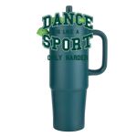 Kentia SS Travel Mug w/Silicone Straw & Charm Holder - 30oz Thumbnail