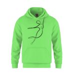 Neon Flash Unisex Pullover Hooded Sweatshirt Thumbnail