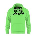 Neon Flash Unisex Pullover Hooded Sweatshirt Thumbnail