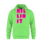 Neon Flash Unisex Pullover Hooded Sweatshirt Thumbnail
